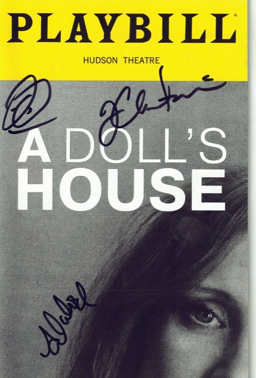 My Playbill for A Doll’s House