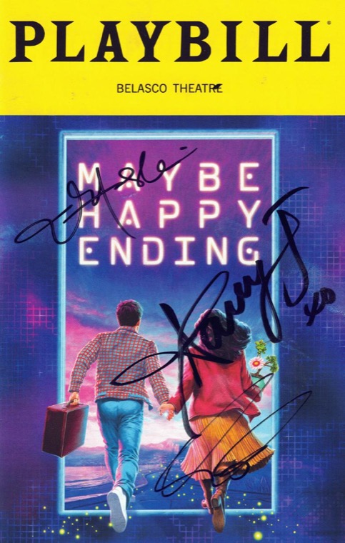 My Playbill for Maybe Happy Ending