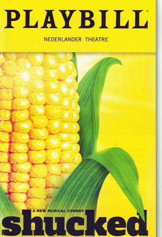 My Playbill for Shucked